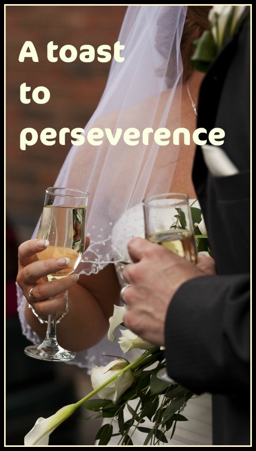The perseverance of a couple to their marriage commitment is something to be admired and appreciated and encouraged as something that requires strength, courage and commitment.